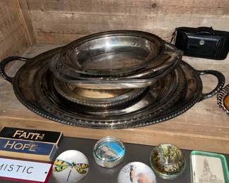 Silver Plated Serving Trays