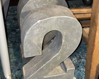 Metal Wall Numbers
