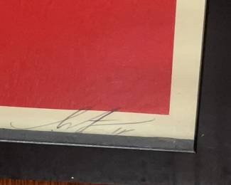 GENUINE Hand Signed Artwork By Shepard Fairey (American Contemporary Artist, Activist And Founder Of OBEY Clothing)