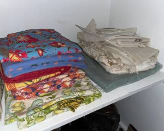 Linen Closet (Towels, Napkins, Tablecloths, Other Assorted Linen, Etc.)