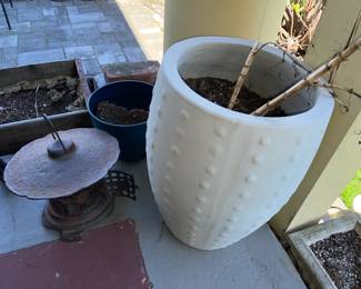 White Oversized Planter