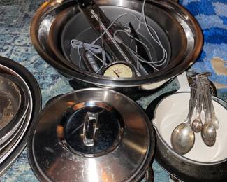 Stainless Steel Bowl Set W/ Pots & Pans