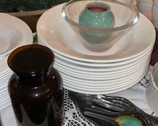 White China Plates