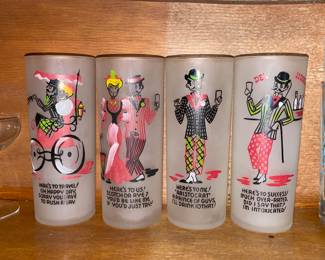Vintage Tumbler Barware Glasses
