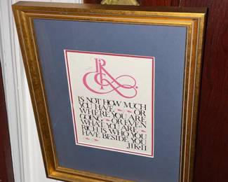Framed Quote