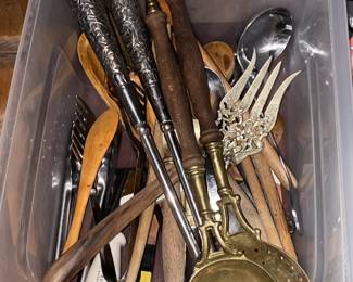 Assorted Flatware & Servingware