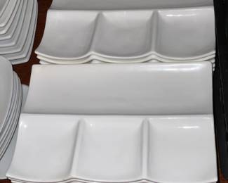 White China Plates