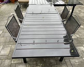 Patio Table Set W/ 4 Chairs