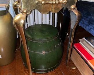 Brass Handled End Table