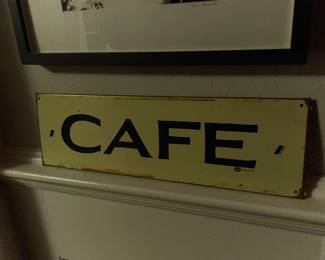 Cafe Tin Sign