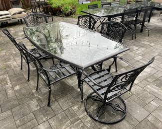 Patio Table Set W/ 6 Chairs