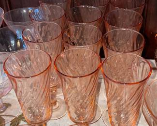 Pink Depression Glasses