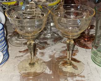 Yellow Depression Glasses