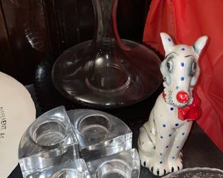 Vintage Dog Barware Decanter