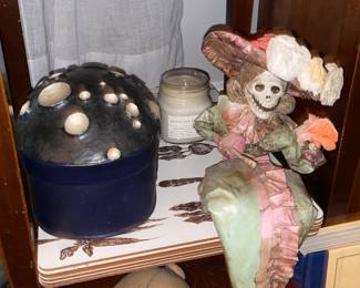 Skeleton Mermaid Decor