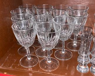 Assorted Clear Glassware
