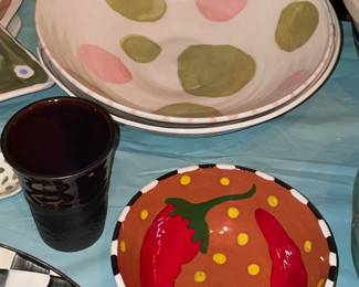 MASSIVE Pottery Collection (Colanders, Bowls, Plates, Servingware, Jugs, Bottles, Etc.)