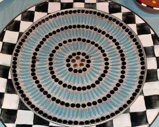Vintage Tiled Serving Platter