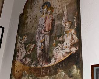 MASSIVE Tin Religious Wall Art