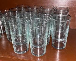 Assorted Clear Glassware