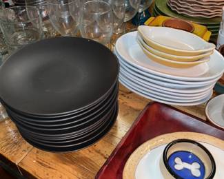 Black China Plates