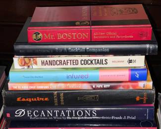 Cocktail/Mixology/Bar Books