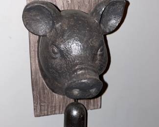 Hanging Pig Wall Decor
