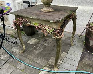 Concrete Table W/ "Living Edge"