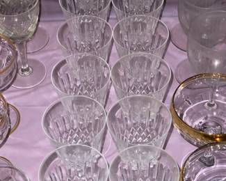 Clear Crystal Glassware