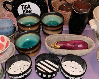 MASSIVE Pottery Collection (Colanders, Bowls, Plates, Servingware, Jugs, Bottles, Etc.)
