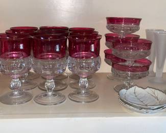 Ruby Red Stemware