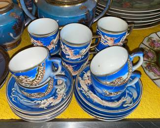 Dragon Tea Cup & Saucer Set
