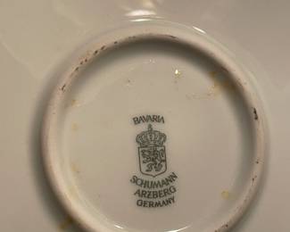 Decorative Floral Plate By "Schumann - Germany"