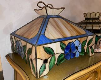 Hanging Stained Glass Chandelier