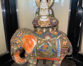 Asian Elephant Figurine