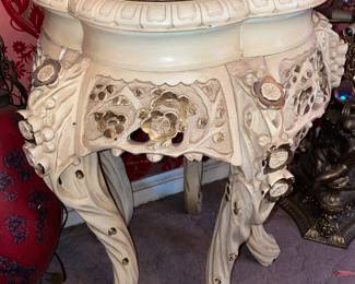 Carved Wooden Table
