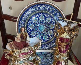 Hand Painted Serving Platter