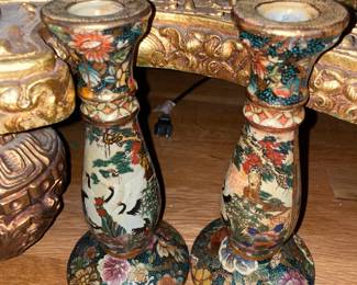 Asian Candlestick Holders