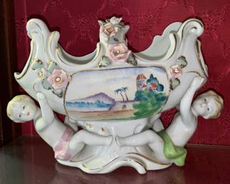 Porcelain Figurine Planter
