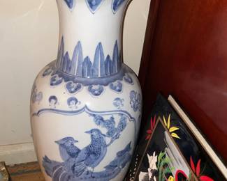 Oversized Asian Floor Vase