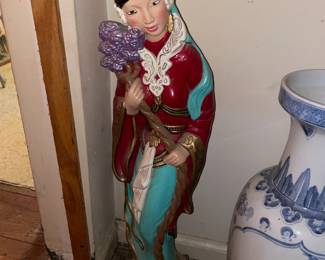 Oversized Asian Figurine