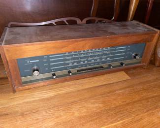 Antique Wood Case Radio