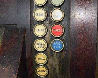 Antique Gas Station National Cash Register