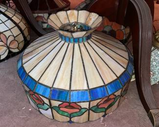 Hanging Stained Glass Chandelier