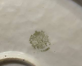 Antique Floral Porcelain Bowl (Germany)