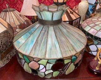 Hanging Stained Glass Chandelier