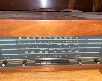 Antique Wood Case Radio