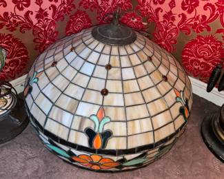 Hanging Stained Glass Chandelier