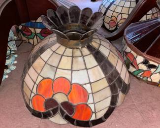 Hanging Stained Glass Chandelier