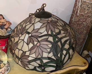 Hanging Stained Glass Chandelier